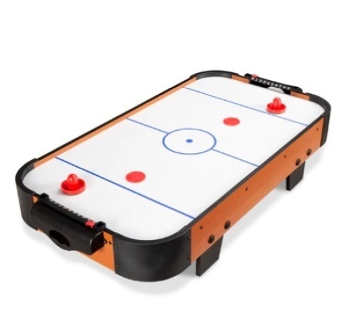 Tabletop Air Hockey Arcade Game Table w/ 2 Pucks, 2 Strikers, 40in - Lot 340