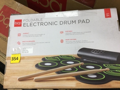 Foldable Electronic Drum Pad - Lot 354