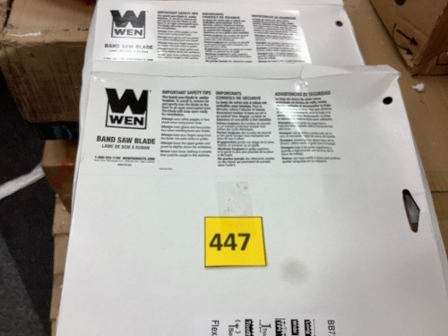 Lot of (2) Band Saw Blades - Lot 447