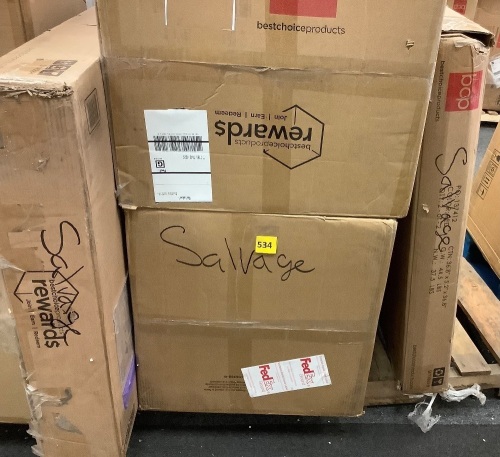 Pallet of Salvage, Presorted Items May Be Broken, Damaged or Have Missing Pieces - Lot 534
