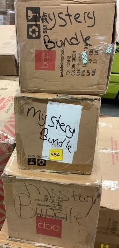 Lot of (4) BCP Mystery Bundle - Lot 554