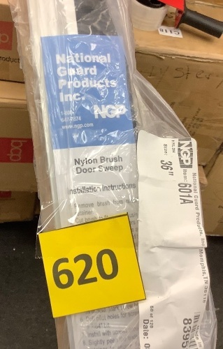 Nylon Brush Door Sweep - Lot 620