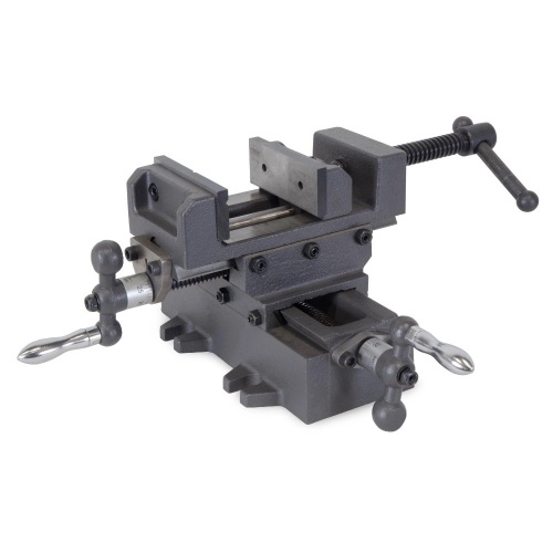 3.25 in. Compound Cross Slide Industrial Strength Benchtop and Drill Press Vise - Lot 638