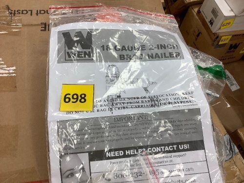 18-Gauge 3/8-Inch to 2-Inch Pneumatic Brad Nailer - Lot 698