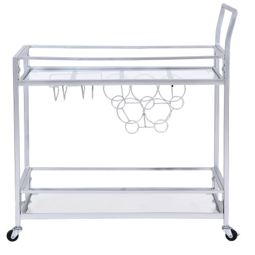 Silver Bar Cart - Lot 726