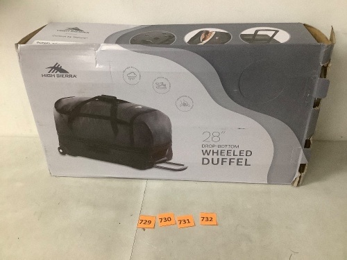 High Sierra 28" Drop-Bottom Wheeled Duffel Bag - Lot 730