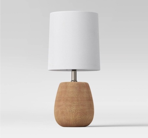 Set of 2 Polyresin Wood Accent Lamp - Lot 821