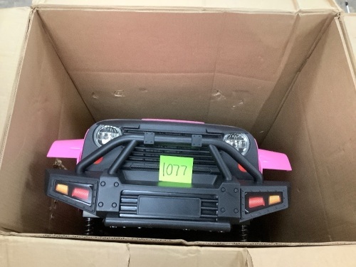 12V Kids Ride-On Truck Car w/ Parent Remote Control, Spring Suspension - Lot 1077