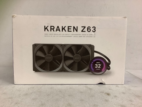 NZXT Kraken Z63 280mm Liquid Cooler, E-Commerce Return, Retail 254.99 - Lot 5