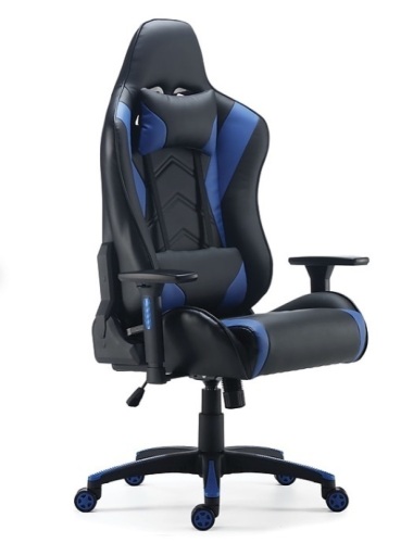 Staples Emerge Vartan Bonded Leather Gaming Chair, Appears New, Retail 319.99 - Lot 38
