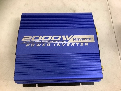 2000W Power Inverter, Untested, Appears new, Retail 159.00 - Lot 59