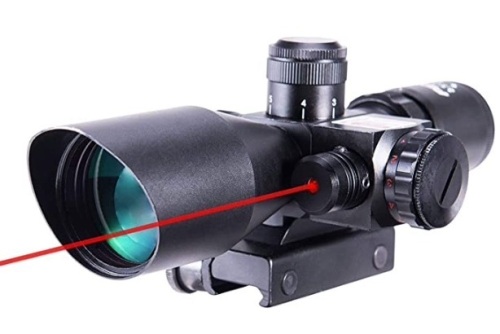 Pinty 2.5-10x40 Tactical Rifle Scope, Laser Works, E-Commerce Return - Lot 67