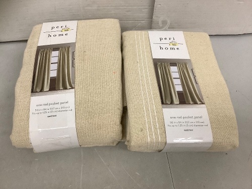 Lot of (2) Pocket Panel Curtains, Appears New - Lot 112