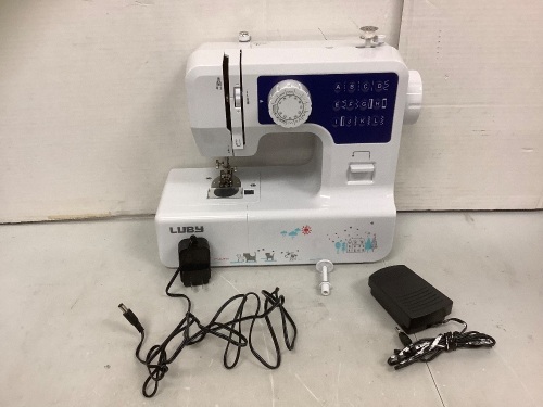 Luby Sewing Machine, Powers Up, Appears New - Lot 137