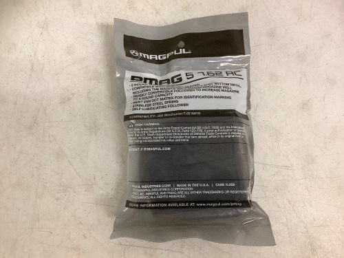 Magpul Pmag 5 7.62 AC, E-Commerce Return - Lot 200