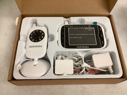 Hellobaby Video Monitor, Powers Up, Appears New - Lot 208
