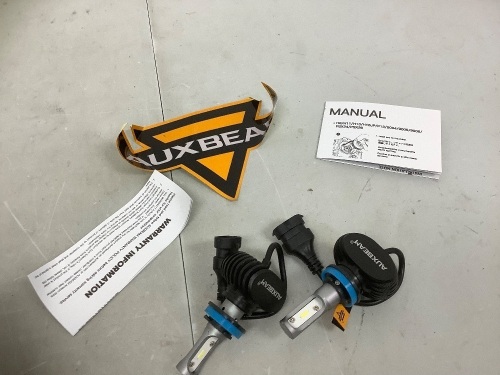 AuxBeam LED Headlight Bulbs, Appears New - Lot 226