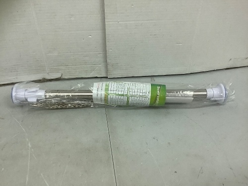 Shower Curtain Rod w/ Hooks, Appears New - Lot 233