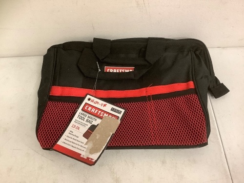 Craftsman Large Mouth Tool Bag, New - Lot 257