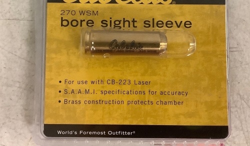270 WSM Bore Sight Sleeve, Appears New - Lot 262