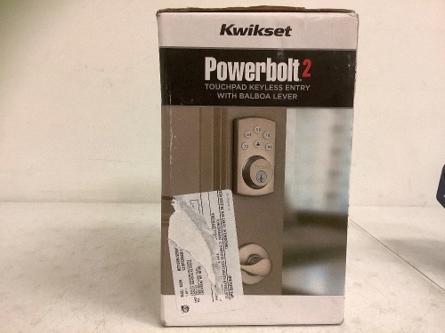 Kwikset Powerbolt2 Touchpad Keyless Entry, Appears new - Lot 291