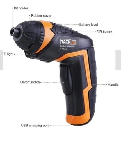 TackLife Cordless Screwdriver, New - Lot 320