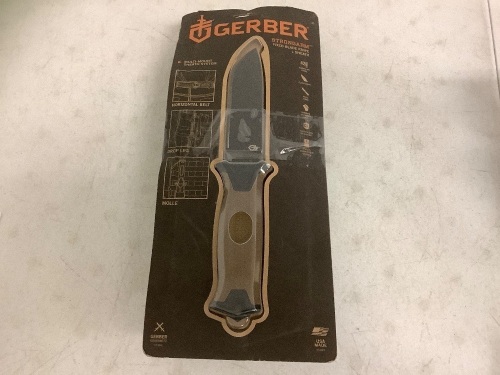 Gerber Knife & Sheath, Appears New - Lot 323