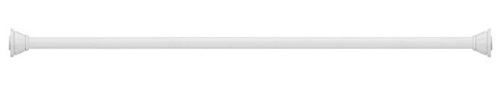 Shower Curtain Rod w/ Hooks, Appears New - Lot 383