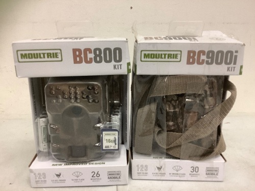 Lot of (2) Moultrie Trail Cameras, Untested, E-Commerce Return - Lot 396