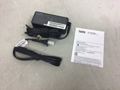 Lenovo Thinkpad AC Adapter, Appears New - Lot 428