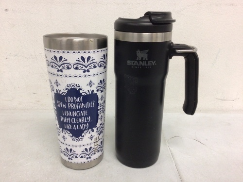 Lot of (2) Tumblers, One is Missing Lid, E-Commerce Return - Lot 435