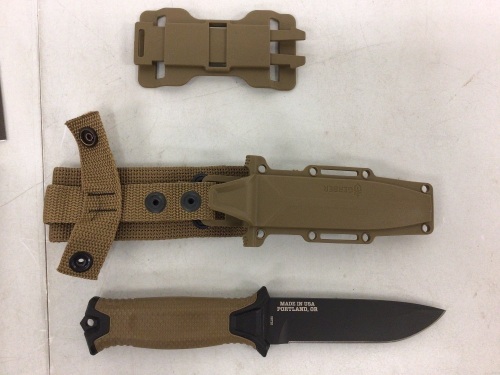 Gerber Knife & Sheath, Appears New - Lot 477