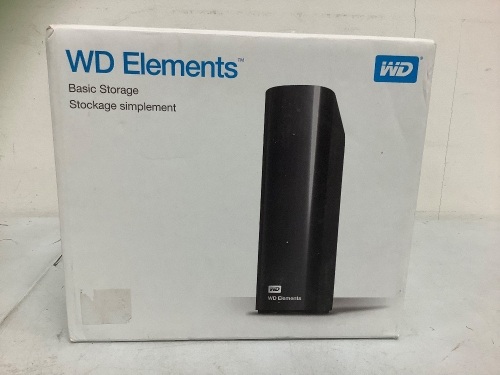 WD Elements External HardDrive, Powers Up, New - Lot 483