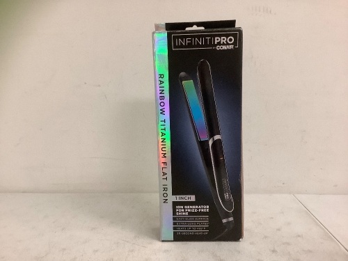 Conair Infiniti Pro Flat Iron, Powers Up, E-Commerce Return - Lot 491