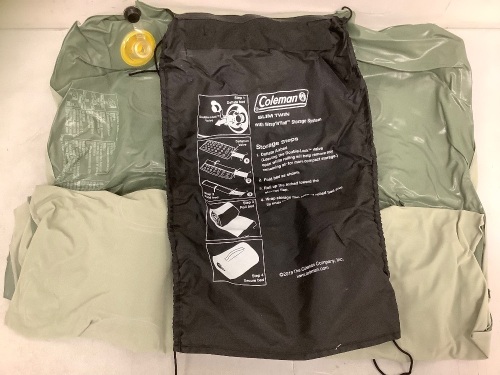 Coleman Slim Twin Airbed, E-Commerce Return - Lot 501