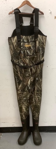 Mens Chest High Waders, 12R, Appears New - Lot 516
