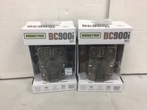 Lot of (2) Moultrie Trail Cameras, Untested, E-Commerce Return - Lot 548