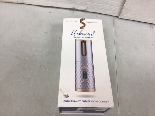 Conair Unbound Cordless Curler, Powers Up, Appears New - Lot 574