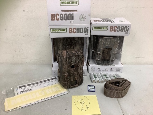 Lot of (2) Moultrie Trail Cameras, Untested, E-Commerce Return - Lot 579