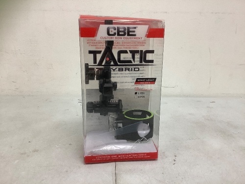 CBE Bow Hunting Sight w/ Light, E-Commerce Return - Lot 599