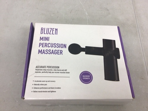Bluzen Mini Massager, Powers Up, E-Commerce Return - Lot 616