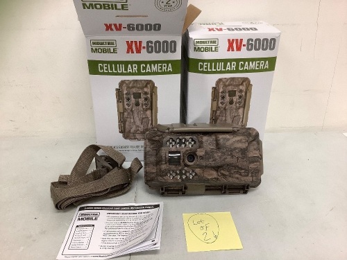Lot of (2) Moultrie Trail Cameras, Untested, E-Commerce Return - Lot 617