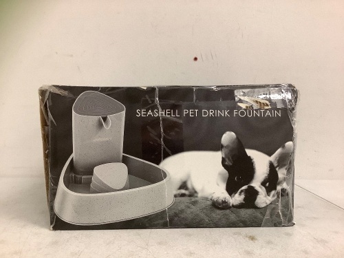 Seashell Pet Drink Fountain, Untested, E-Commerce Return - Lot 661