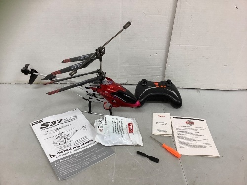 R/C Helicopter, Powers Up, Appears New - Lot 662