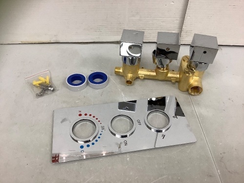 3-Way Thermostatic Shower System, E-Commerce Return - Lot 699