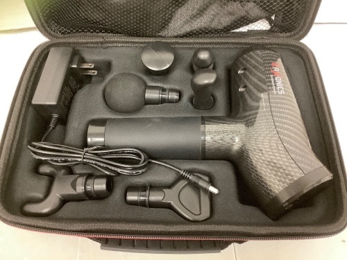 RaXonics Massage Gun, Powers Up, E-Commerce Return - Lot 719