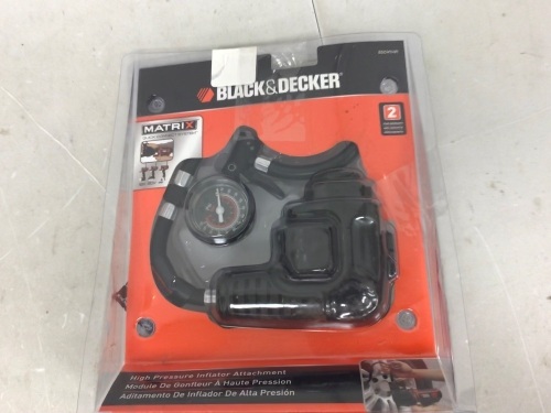 Black & Decker Inflator Attachment, E-Commerce Return - Lot 720