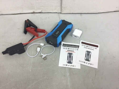 Portable Jump Starter, Powers Up, Appears New - Lot 730