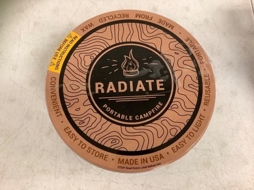 Radiate Portable Campfire, Appears new - Lot 754
