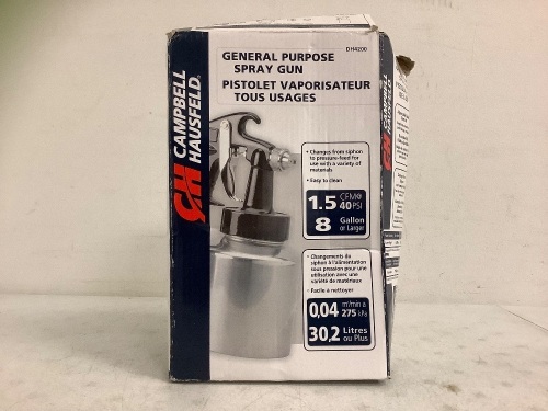 Campbell Hausfeld General Purpose Spray Gun, E-Commerce Return - Lot 763